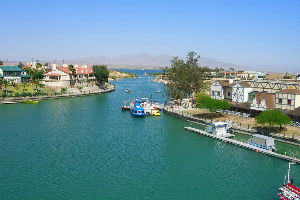 A View Of Lake Havasu From London Bridge